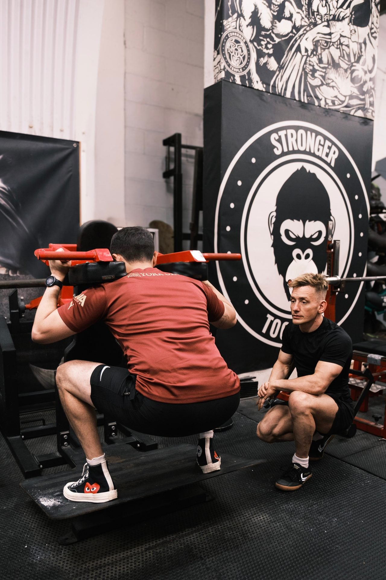 Tom coaching a client at the Commando Temple