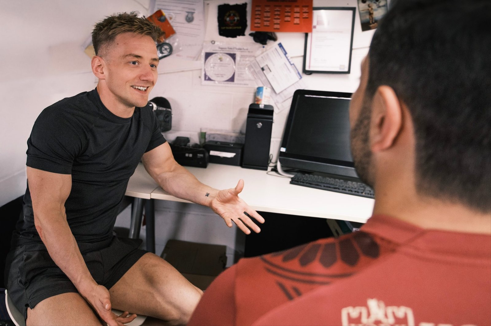 Tom coaching at Commando Temple