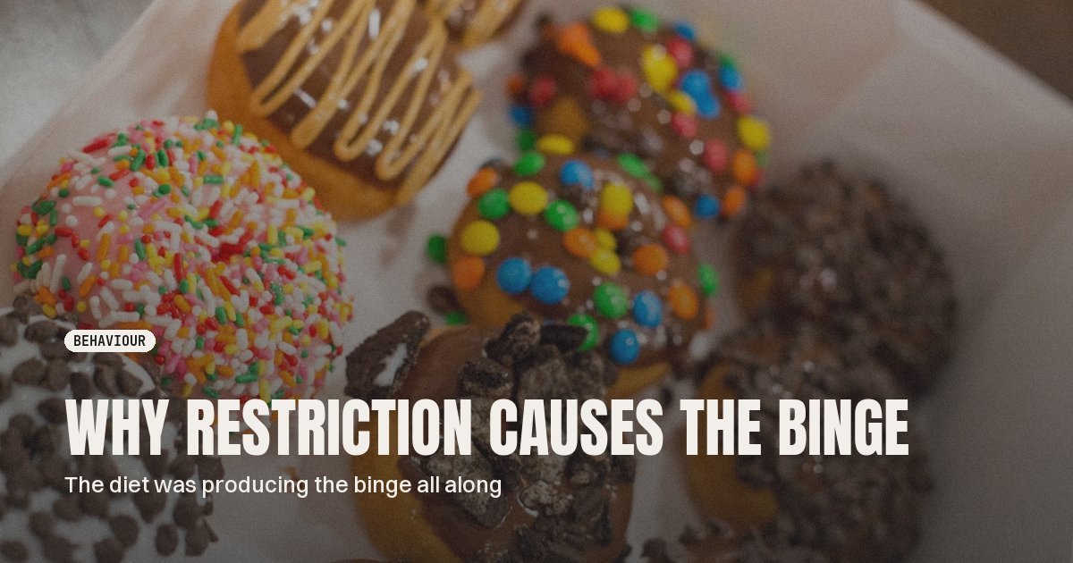 The Forbidden Fruit Effect: Why Restriction Causes Bingeing